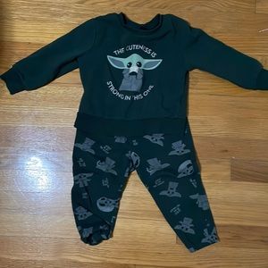 Star Wars yoda two-piece set